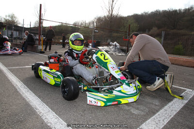 Sacha CATALA — 18 & 19/03/2017 : 1ère manche du Championnat du Sud 2017 à Lavelanet (Photos Stéphane Agnus) 2017 — karting