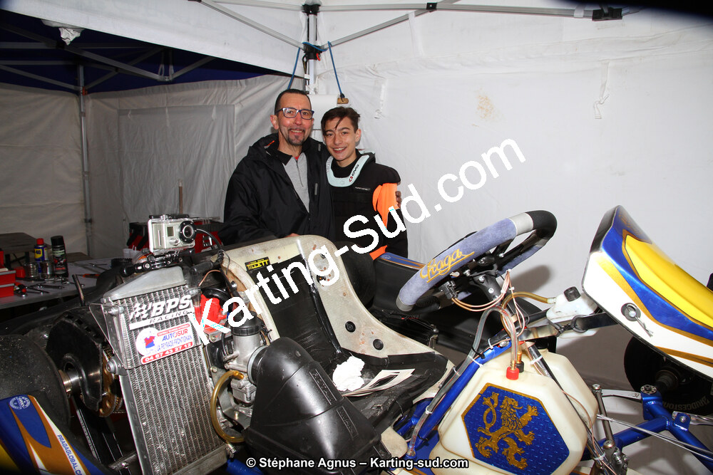 Henri-Jean CHASTANET, Julien CHASTANET — 18 & 19/03/2017 : 1ère manche du Championnat du Sud 2017 à Lavelanet (Photos Stéphane Agnus) 2017 — karting