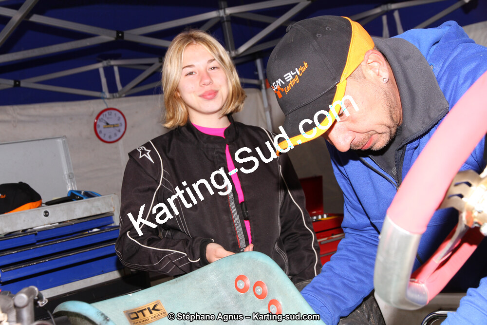 Danaé DUMAS — 18 & 19/03/2017 : 1ère manche du Championnat du Sud 2017 à Lavelanet (Photos Stéphane Agnus) 2017 — karting