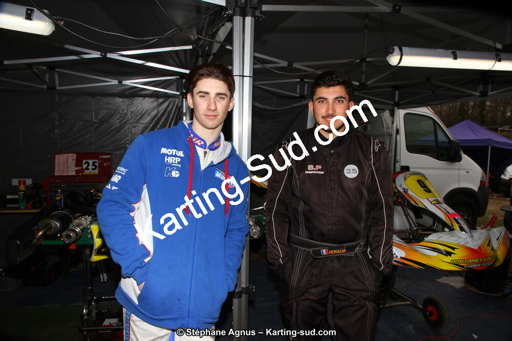 Jérémy PENALVA, Viny SOBREVIA — 18 & 19/03/2017 : 1ère manche du Championnat du Sud 2017 à Lavelanet (Photos Stéphane Agnus) 2017 — karting