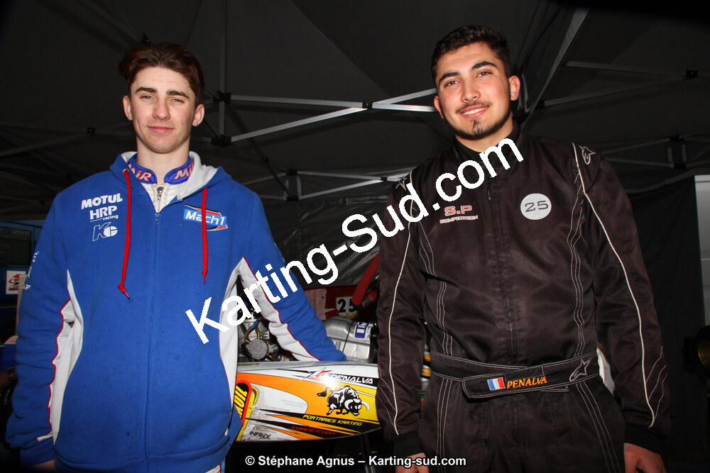 Jérémy PENALVA, Viny SOBREVIA — 18 & 19/03/2017 : 1ère manche du Championnat du Sud 2017 à Lavelanet (Photos Stéphane Agnus) 2017 — karting