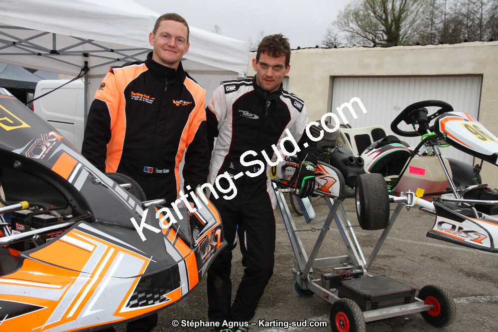 Garry FORTIER, Thomas SUZANNE — 18 & 19/03/2017 : 1ère manche du Championnat du Sud 2017 à Lavelanet (Photos Stéphane Agnus) 2017 — karting
