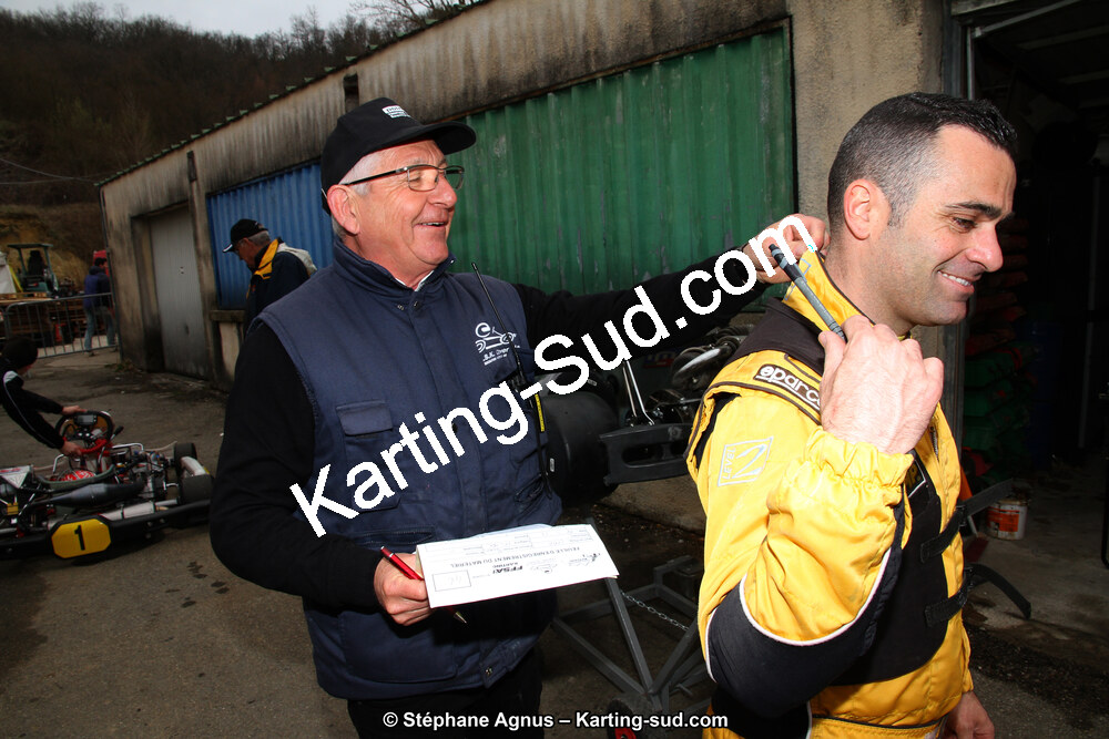 Serge TERRASSE, Thomas LARA — 18 & 19/03/2017 : 1ère manche du Championnat du Sud 2017 à Lavelanet (Photos Stéphane Agnus) 2017 — karting