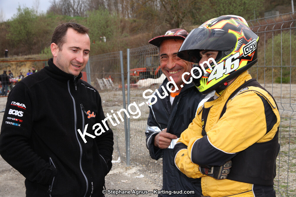 Henri LARA, Thomas LARA, Yoann SANCHEZ — 18 & 19/03/2017 : 1ère manche du Championnat du Sud 2017 à Lavelanet (Photos Stéphane Agnus) 2017 — karting