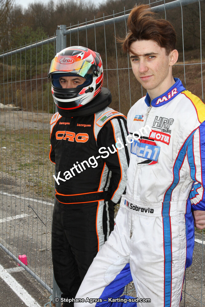 Julien TARROUX, Viny SOBREVIA — 18 & 19/03/2017 : 1ère manche du Championnat du Sud 2017 à Lavelanet (Photos Stéphane Agnus) 2017 — karting