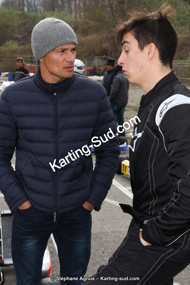 Enzo GUIBBERT, Stéphane SARRAZIN — 18 & 19/03/2017 : 1ère manche du Championnat du Sud 2017 à Lavelanet (Photos Stéphane Agnus) 2017 — karting