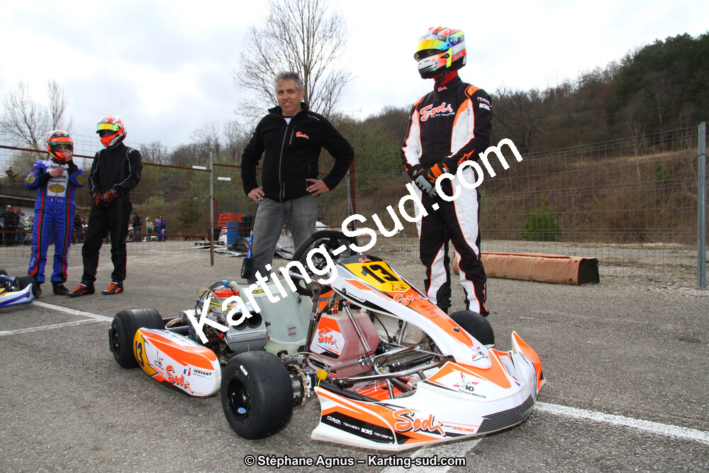 Alain SERVANT — 18 & 19/03/2017 : 1ère manche du Championnat du Sud 2017 à Lavelanet (Photos Stéphane Agnus) 2017 — karting