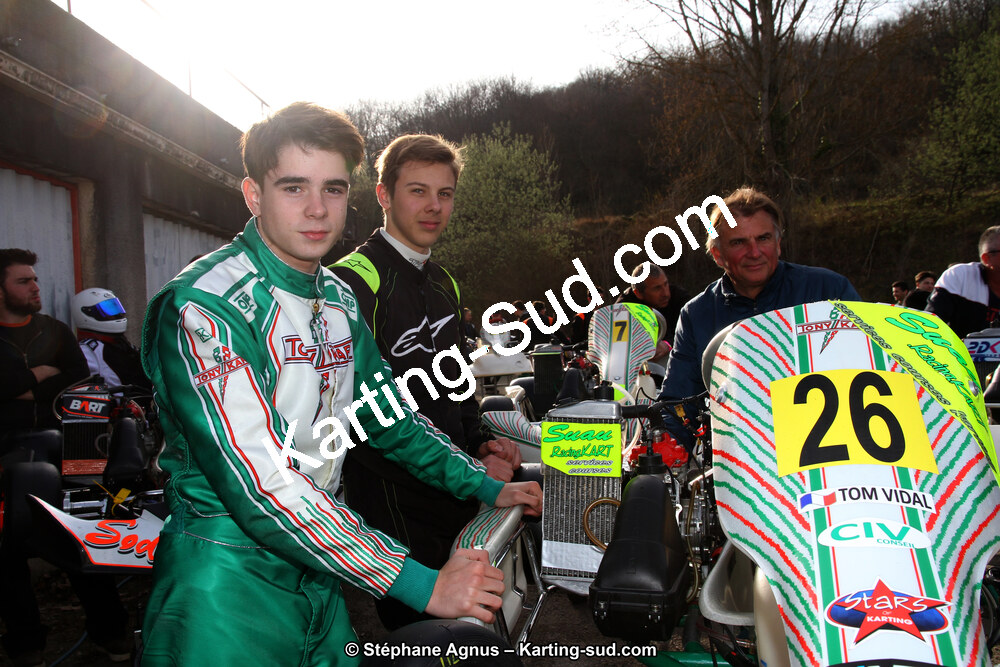 Philippe VIDAL, Tom VIDAL — 18 & 19/03/2017 : 1ère manche du Championnat du Sud 2017 à Lavelanet (Photos Stéphane Agnus) 2017 — karting