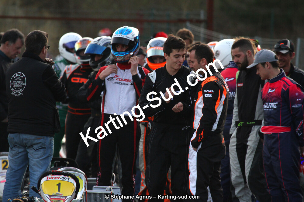 Enzo GUIBBERT, Yoann SANCHEZ — 18 & 19/03/2017 : 1ère manche du Championnat du Sud 2017 à Lavelanet (Photos Stéphane Agnus) 2017 — karting
