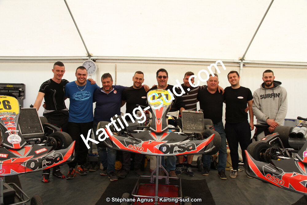 Adrian BORT, Christophe BENOIT, Kévin VACHET-VALAZ — 18 & 19/03/2017 : 1ère manche du Championnat du Sud 2017 à Lavelanet (Photos Stéphane Agnus) 2017 — karting