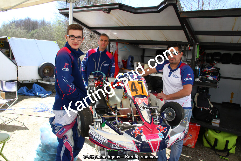 Valentin RONGIER — 18 & 19/03/2017 : 1ère manche du Championnat du Sud 2017 à Lavelanet (Photos Stéphane Agnus) 2017 — karting