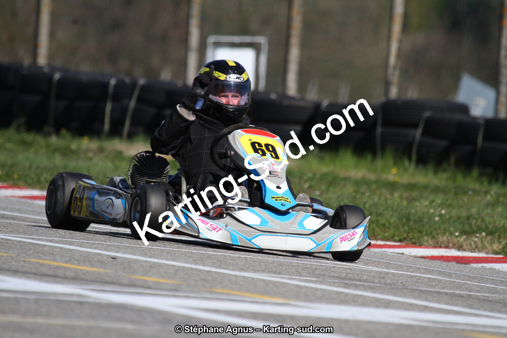 Bernard BAA PUYOULET — 18 & 19/03/2017 : 1ère manche du Championnat du Sud 2017 à Lavelanet (Photos Stéphane Agnus) 2017 — karting