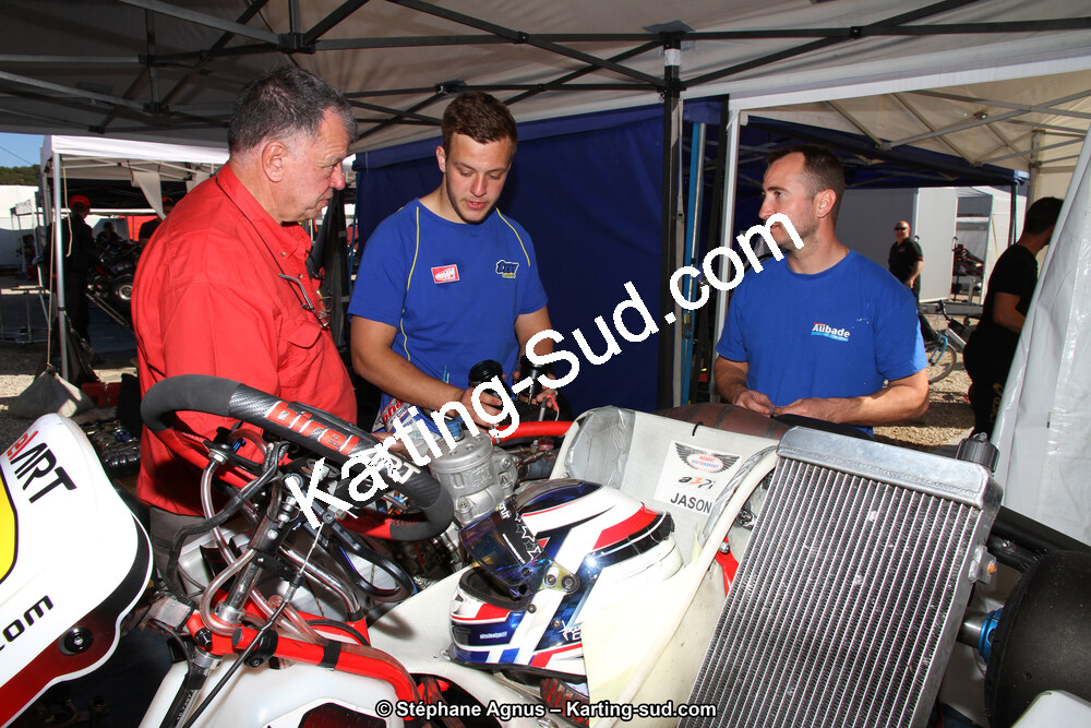 Guy COLDEFY, Jason COLDEFY, Yoann SANCHEZ — 8 & 9/04/2017 : 2ème manche du Championnat du Sud 2017 à Ganges (Photos Stéphane Agnus) 2017 — karting