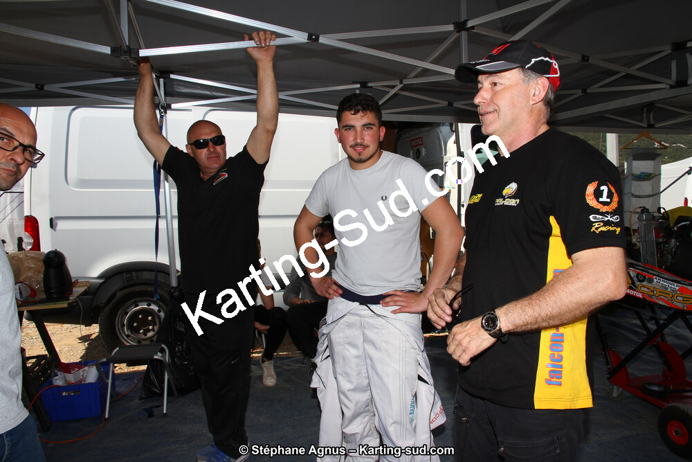 Luc PORTARIES — 8 & 9/04/2017 : 2ème manche du Championnat du Sud 2017 à Ganges (Photos Stéphane Agnus) 2017 — karting