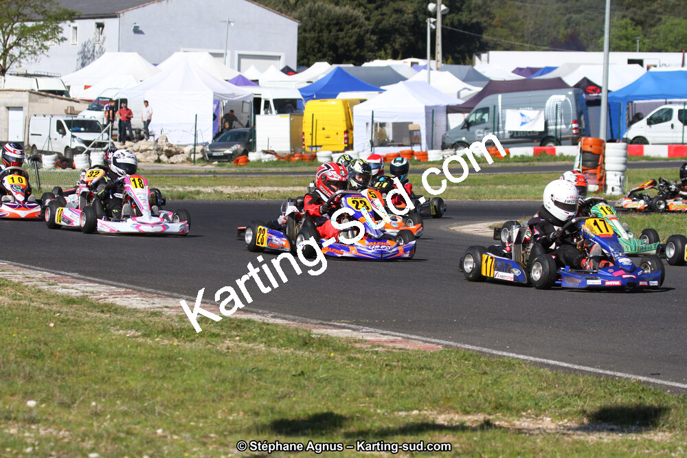 8 & 9/04/2017 : 2ème manche du Championnat du Sud 2017 à Ganges (Photos Stéphane Agnus) 2017 — karting