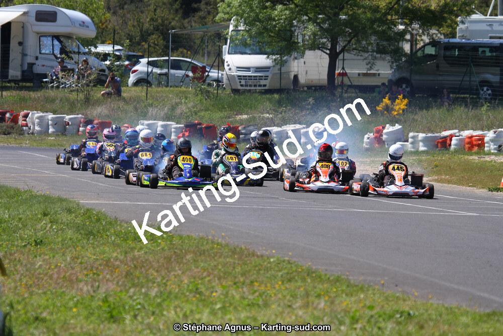 8 & 9/04/2017 : 2ème manche du Championnat du Sud 2017 à Ganges (Photos Stéphane Agnus) 2017 — karting