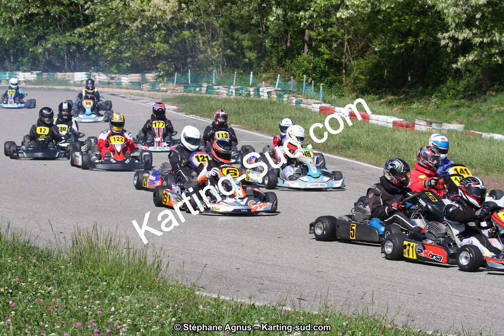 29 & 30/04/2017 : 3ème manche du Championnat du Sud 2017 à Alès et Championnat de Ligue Rhône-Alpes (Photos Stéphane Agnus) 2017 — karting