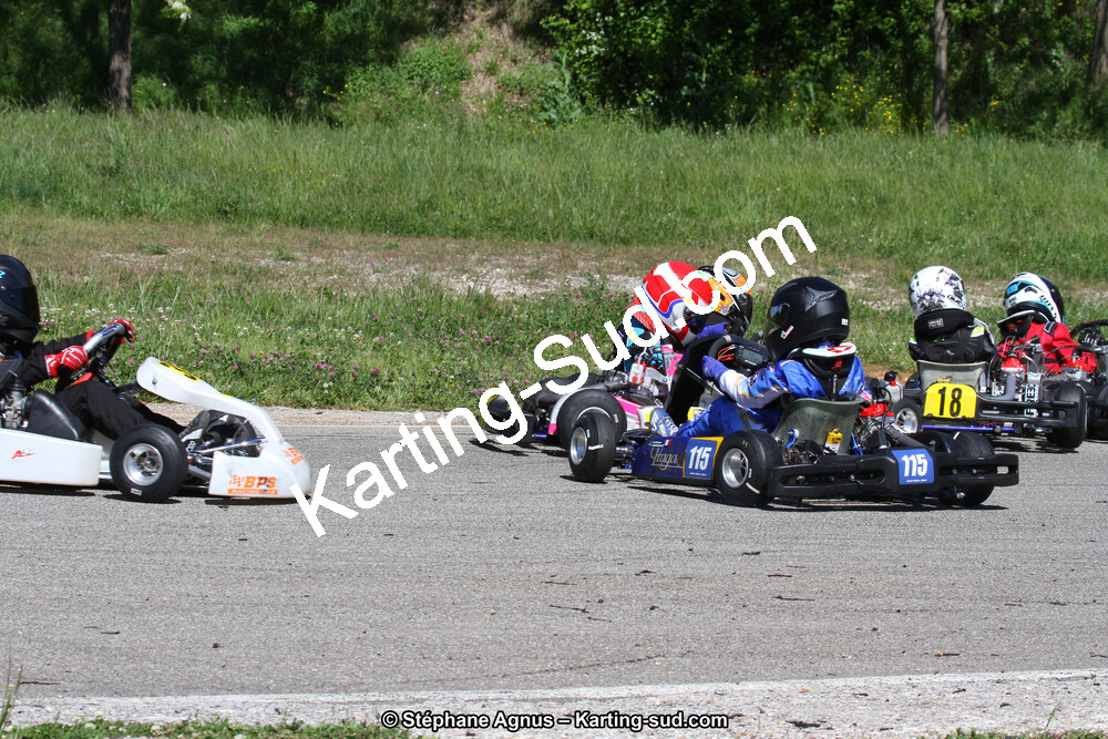 29 & 30/04/2017 : 3ème manche du Championnat du Sud 2017 à Alès et Championnat de Ligue Rhône-Alpes (Photos Stéphane Agnus) 2017 — karting