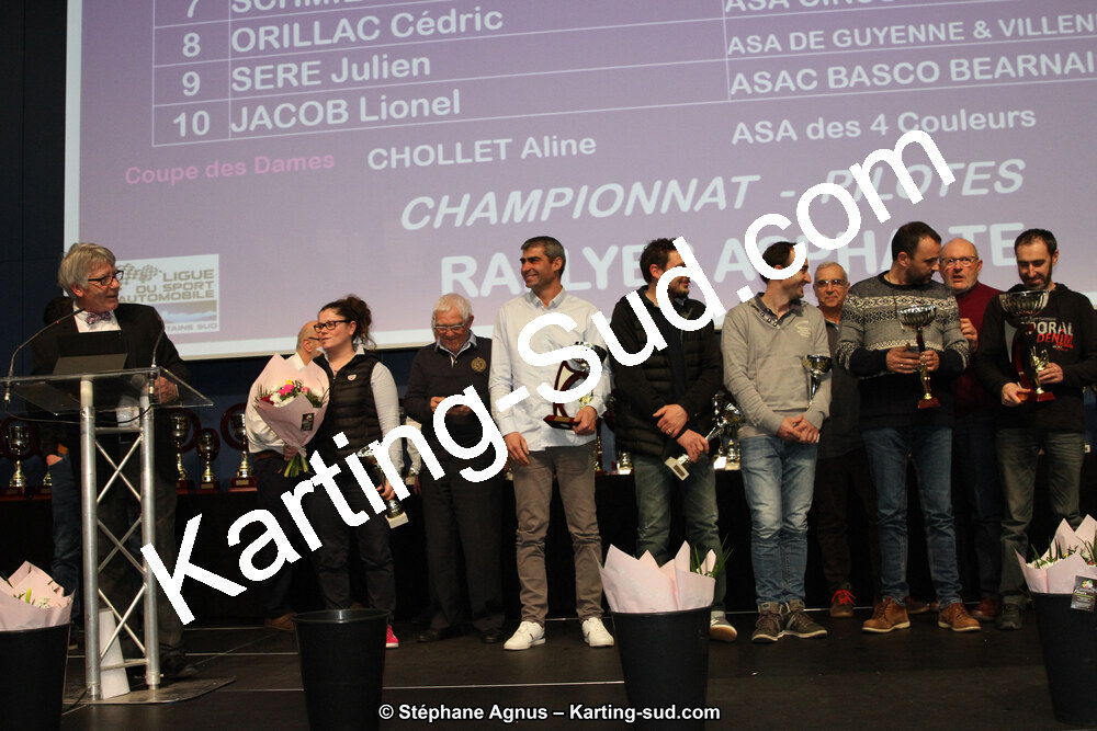 20/01/2018 : Remise des Prix 2017 Automobile et Karting Aquitaine à Agen (Photos Stéphane Agnus) 2018 — karting