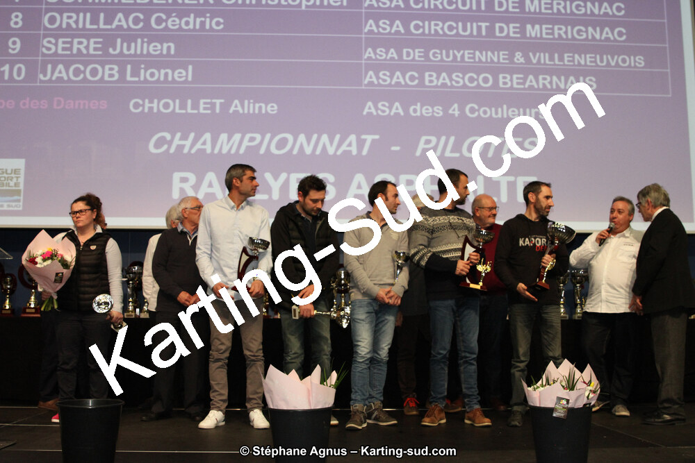 20/01/2018 : Remise des Prix 2017 Automobile et Karting Aquitaine à Agen (Photos Stéphane Agnus) 2018 — karting