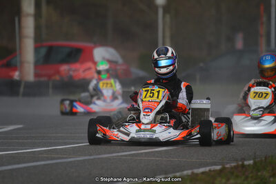 17 & 18/03/2018 : 1ère manche du Championnat du Sud 2018 à Lavelanet (Photos Stéphane Agnus) 2018 — karting