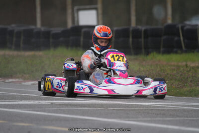 Enzo MONTI — 17 & 18/03/2018 : 1ère manche du Championnat du Sud 2018 à Lavelanet (Photos Stéphane Agnus) 2018 — karting