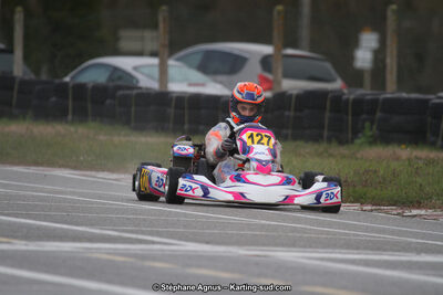 Enzo MONTI — 17 & 18/03/2018 : 1ère manche du Championnat du Sud 2018 à Lavelanet (Photos Stéphane Agnus) 2018 — karting