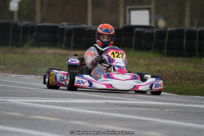 Enzo MONTI — 17 & 18/03/2018 : 1ère manche du Championnat du Sud 2018 à Lavelanet (Photos Stéphane Agnus) 2018 — karting