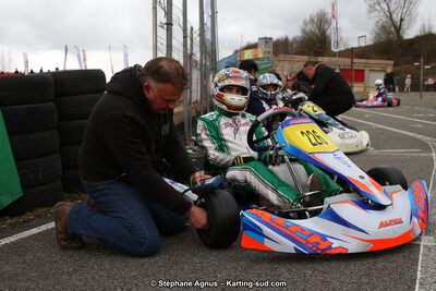 Tom VIDAL — 17 & 18/03/2018 : 1ère manche du Championnat du Sud 2018 à Lavelanet (Photos Stéphane Agnus) 2018 — karting