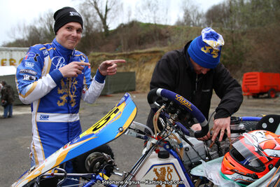 Pierre LOUBERE — 17 & 18/03/2018 : 1ère manche du Championnat du Sud 2018 à Lavelanet (Photos Stéphane Agnus) 2018 — karting