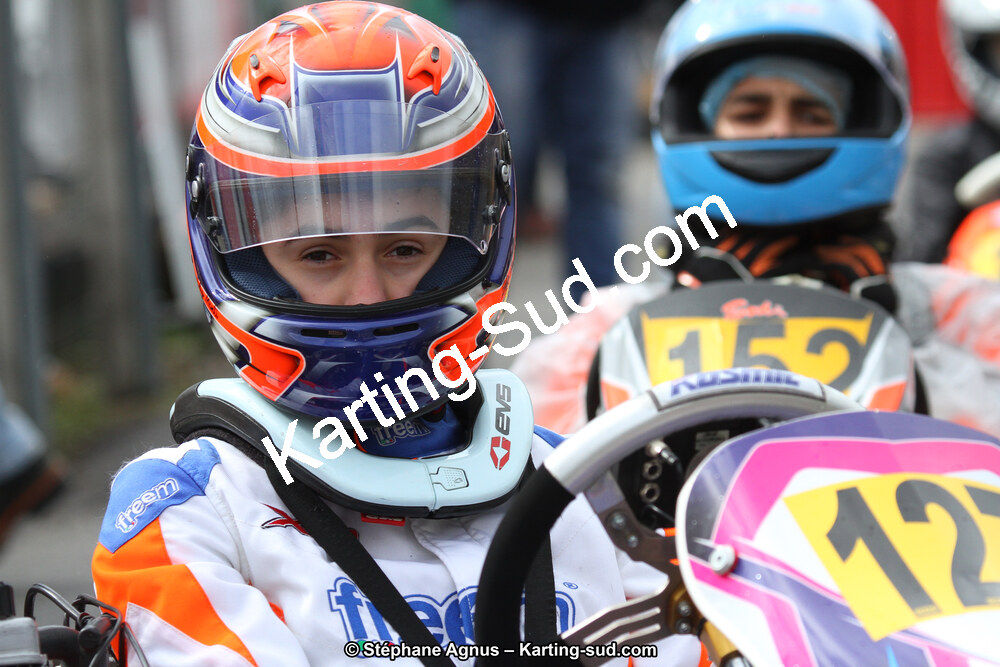 Enzo MONTI — 17 & 18/03/2018 : 1ère manche du Championnat du Sud 2018 à Lavelanet (Photos Stéphane Agnus) 2018 — karting