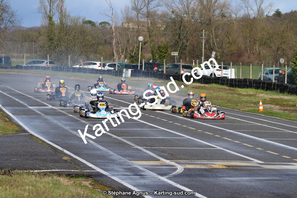 17 & 18/03/2018 : 1ère manche du Championnat du Sud 2018 à Lavelanet (Photos Stéphane Agnus) 2018 — karting