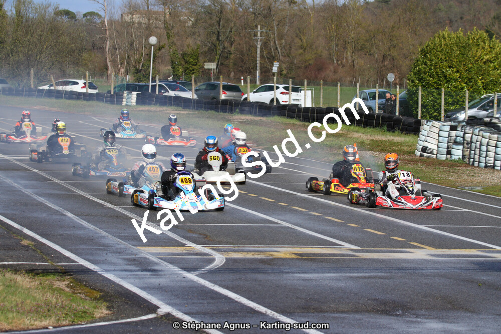 17 & 18/03/2018 : 1ère manche du Championnat du Sud 2018 à Lavelanet (Photos Stéphane Agnus) 2018 — karting