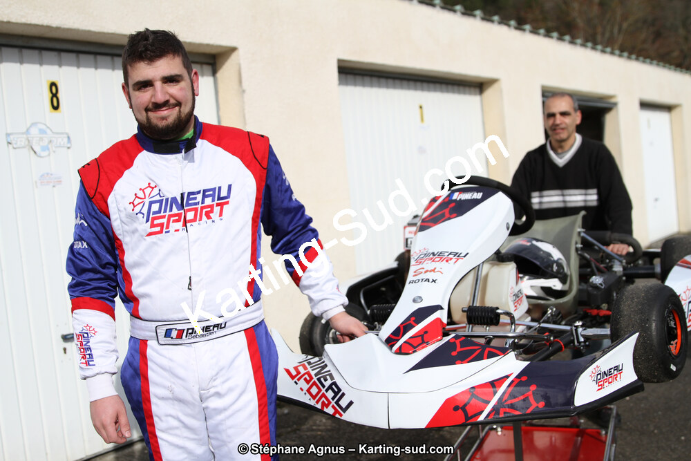 Sébastien PINEAU — 17 & 18/03/2018 : 1ère manche du Championnat du Sud 2018 à Lavelanet (Photos Stéphane Agnus) 2018 — karting