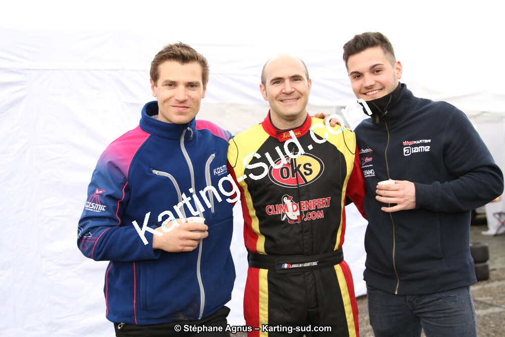Anthony DELCUROU, Laurent GAUTHIE — 17 & 18/03/2018 : 1ère manche du Championnat du Sud 2018 à Lavelanet (Photos Stéphane Agnus) 2018 — karting