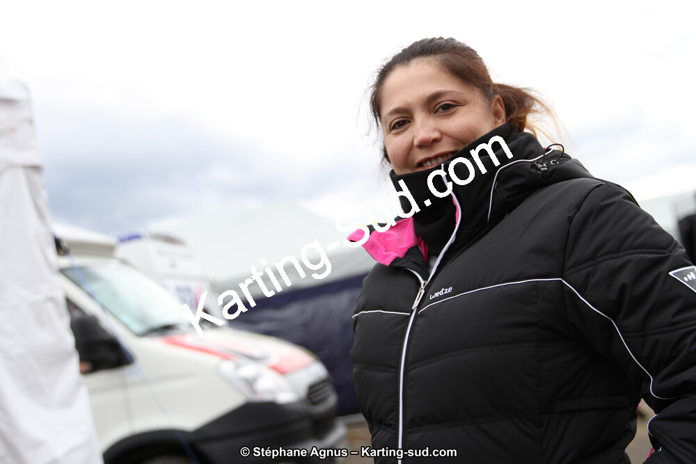 Françoise ESTRE — 17 & 18/03/2018 : 1ère manche du Championnat du Sud 2018 à Lavelanet (Photos Stéphane Agnus) 2018 — karting