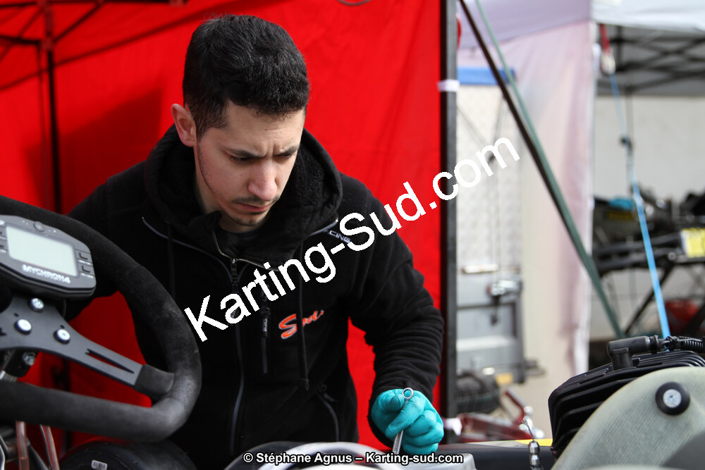 Fabien CHAINE — 17 & 18/03/2018 : 1ère manche du Championnat du Sud 2018 à Lavelanet (Photos Stéphane Agnus) 2018 — karting