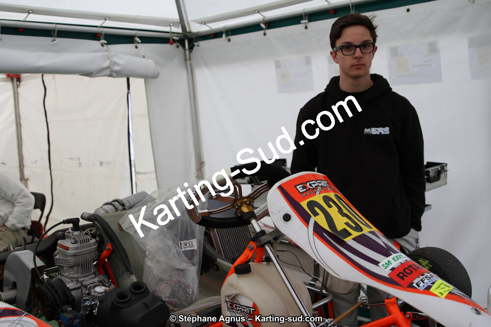 Edouard CAUHAUPE — 17 & 18/03/2018 : 1ère manche du Championnat du Sud 2018 à Lavelanet (Photos Stéphane Agnus) 2018 — karting