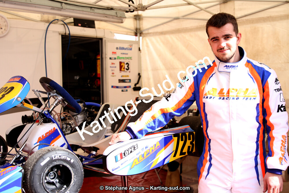 Jérémy LOPES — 17 & 18/03/2018 : 1ère manche du Championnat du Sud 2018 à Lavelanet (Photos Stéphane Agnus) 2018 — karting