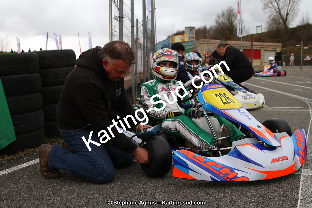 Tom VIDAL — 17 & 18/03/2018 : 1ère manche du Championnat du Sud 2018 à Lavelanet (Photos Stéphane Agnus) 2018 — karting