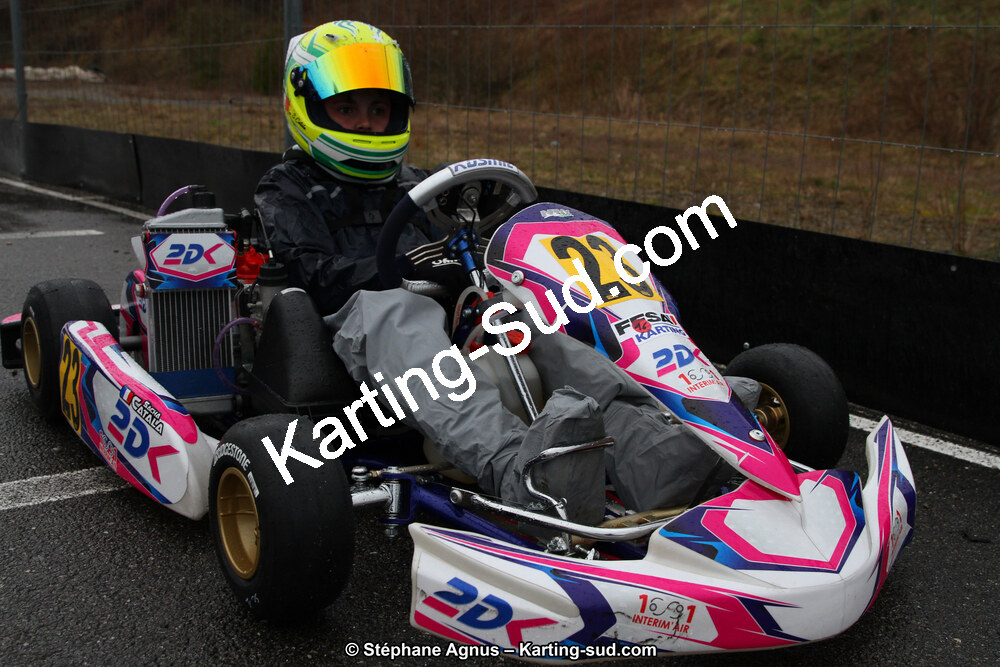 Sacha CATALA — 17 & 18/03/2018 : 1ère manche du Championnat du Sud 2018 à Lavelanet (Photos Stéphane Agnus) 2018 — karting