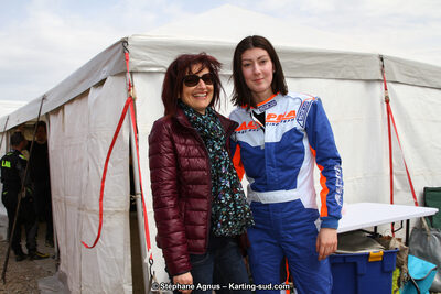 Maritchu MOURGUES — 07 & 08/04/2018 : 2ème manche du Championnat du Sud 2018 à Ganges (Photos Stéphane Agnus) 2018 — karting