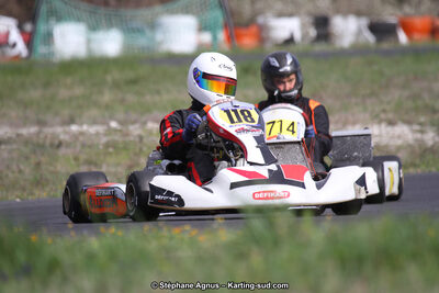 07 & 08/04/2018 : 2ème manche du Championnat du Sud 2018 à Ganges (Photos Stéphane Agnus) 2018 — karting