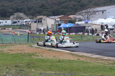 07 & 08/04/2018 : 2ème manche du Championnat du Sud 2018 à Ganges (Photos Stéphane Agnus) 2018 — karting