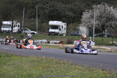 07 & 08/04/2018 : 2ème manche du Championnat du Sud 2018 à Ganges (Photos Stéphane Agnus) 2018 — karting