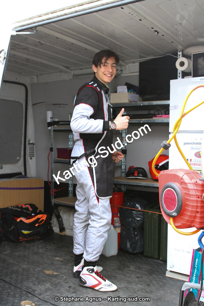 Julien CHASTANET — 07 & 08/04/2018 : 2ème manche du Championnat du Sud 2018 à Ganges (Photos Stéphane Agnus) 2018 — karting