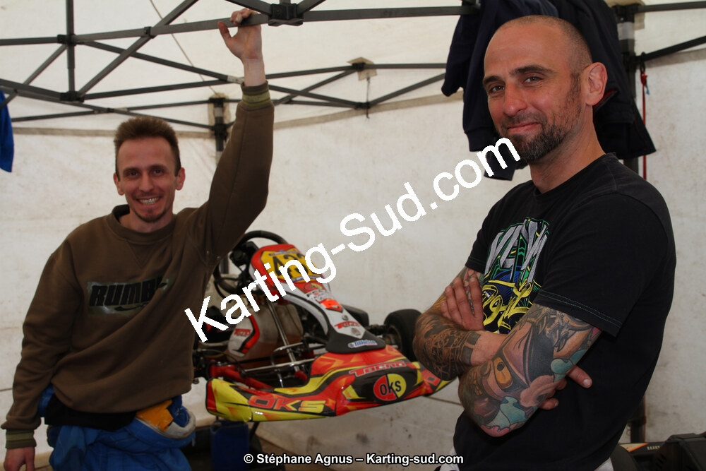 François COT, Laurent COT — 07 & 08/04/2018 : 2ème manche du Championnat du Sud 2018 à Ganges (Photos Stéphane Agnus) 2018 — karting