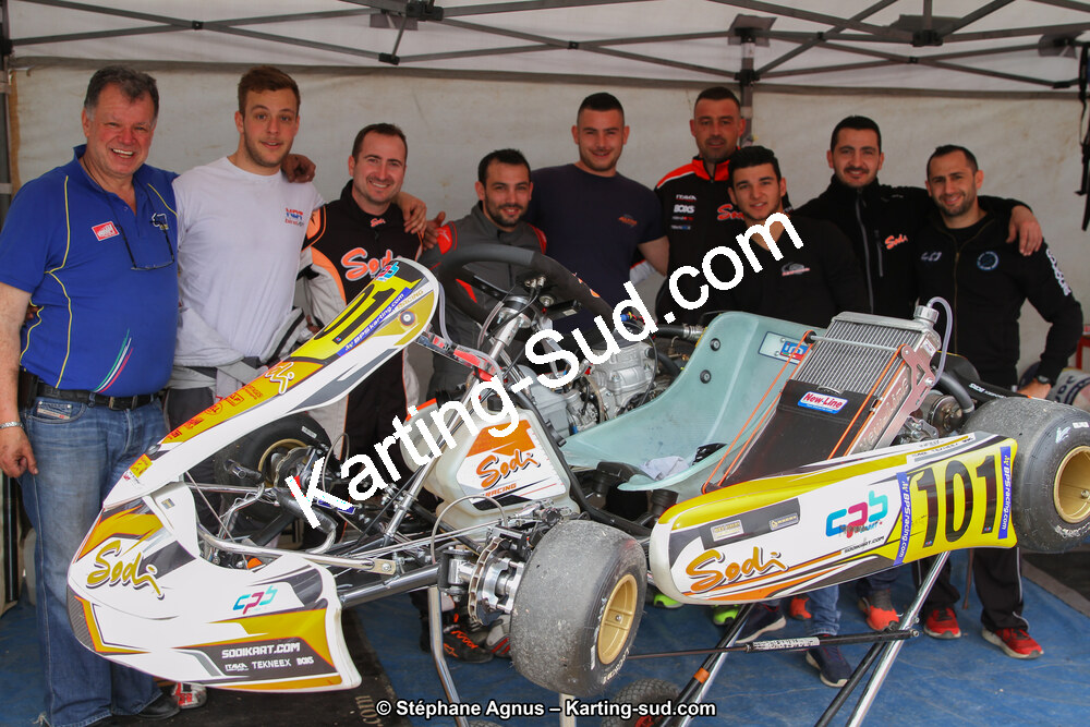 Grégory LEDER, Guy COLDEFY, Sébastien LEDER — 07 & 08/04/2018 : 2ème manche du Championnat du Sud 2018 à Ganges (Photos Stéphane Agnus) 2018 — karting
