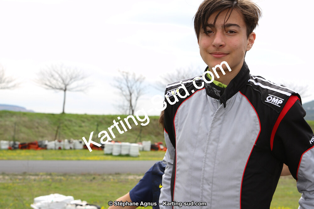 Julien CHASTANET — 07 & 08/04/2018 : 2ème manche du Championnat du Sud 2018 à Ganges (Photos Stéphane Agnus) 2018 — karting