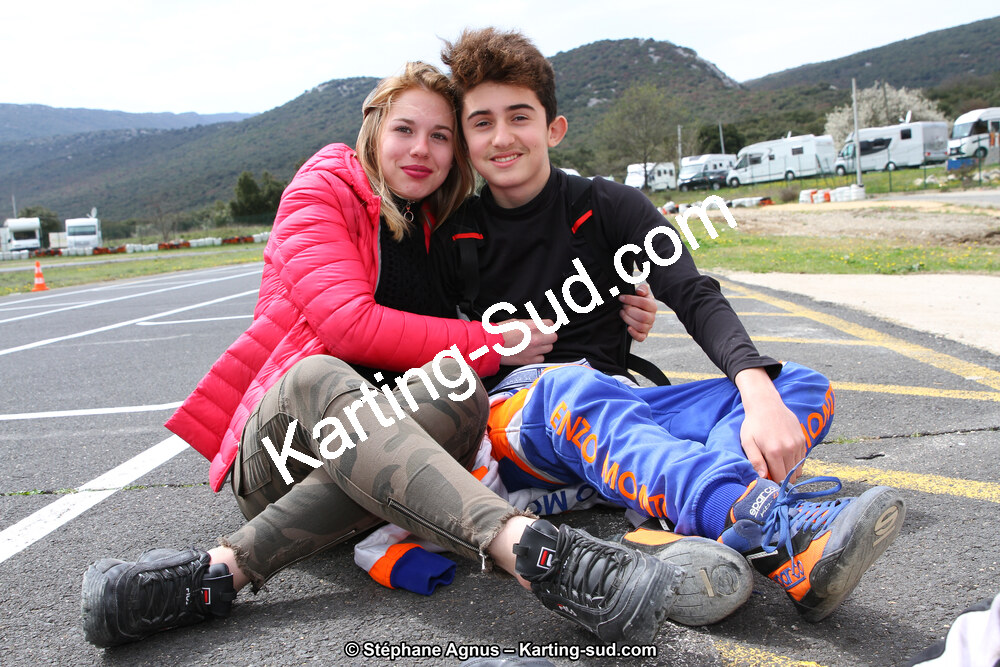 Danaé DUMAS — 07 & 08/04/2018 : 2ème manche du Championnat du Sud 2018 à Ganges (Photos Stéphane Agnus) 2018 — karting